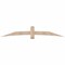 Ekena Millwork Bellingham Smooth Timber Gable Bracket, Douglas Fir, 96"W x 16"H x 3 1/2"D x 5 1/2"F, 4/12 Pitch GBW096X16X0406BEL00SDF - alternate 1